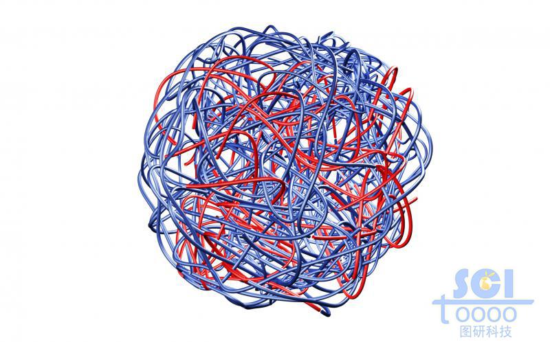 高分子鏈段交聯(lián)纏繞形成的籠狀結(jié)構(gòu)