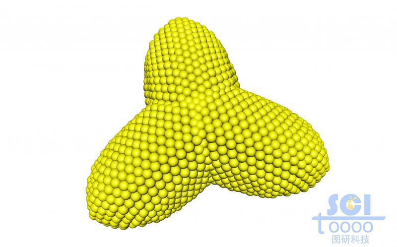 納米顆粒自組裝形成的三維立體結構