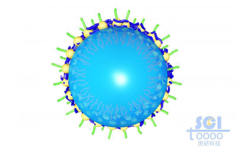 高分子鏈段交聯(lián)形成的內(nèi)部包裹溶液/水/乳液的納米球/微球