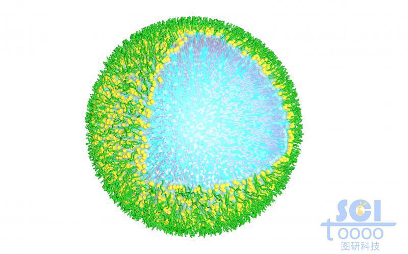 高分子鏈段交聯(lián)形成的內(nèi)部包裹溶液/水/乳液的納米球/微球