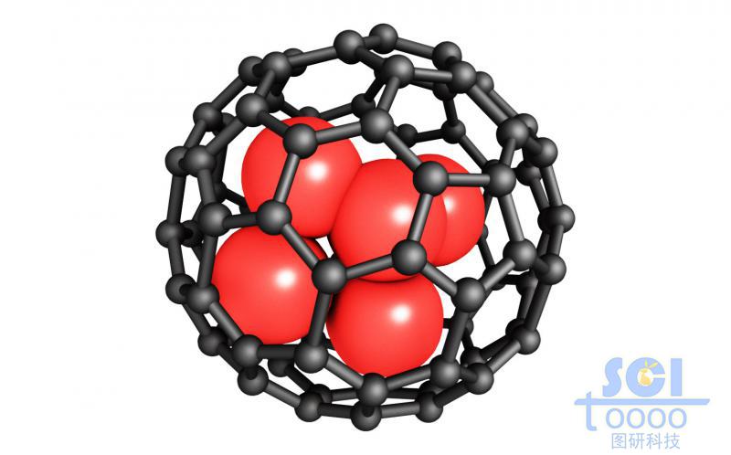 表面附著黑色石墨烯/富勒烯的納米球