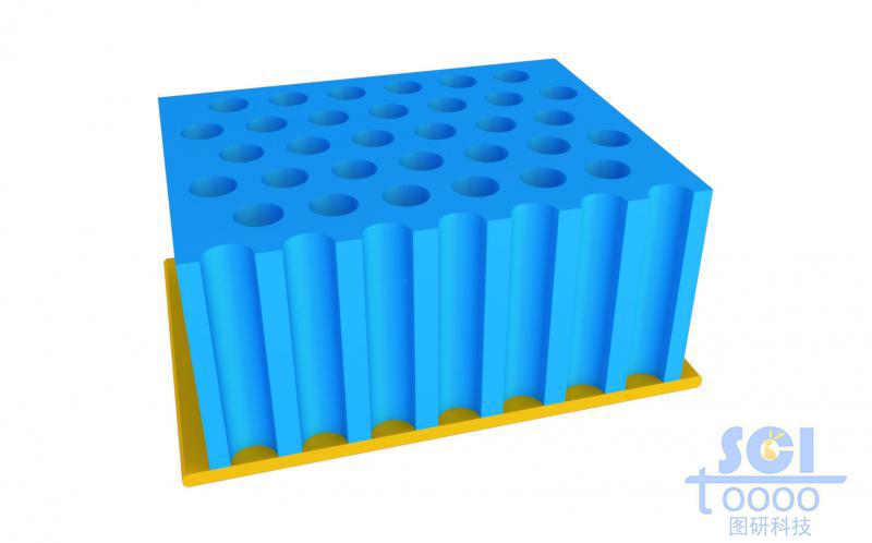 前端帶剖面的納米孔道