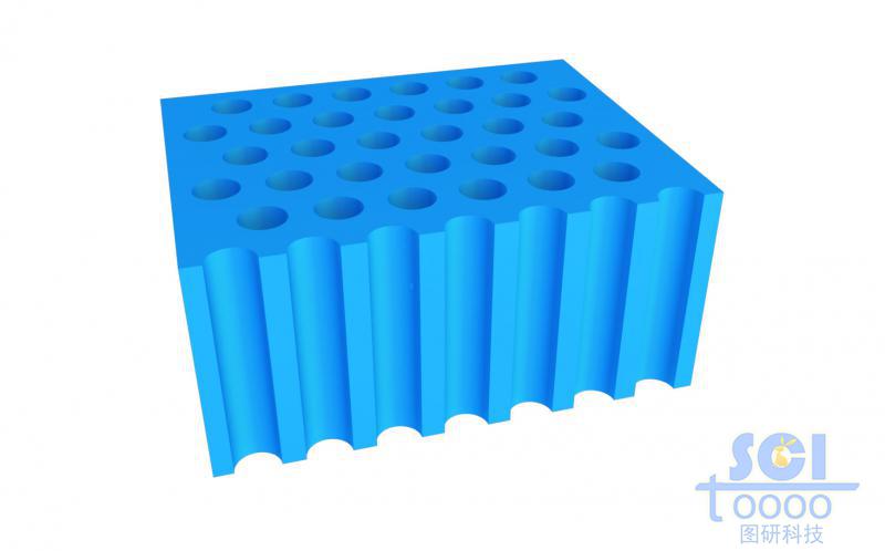 前端帶剖面的納米孔道