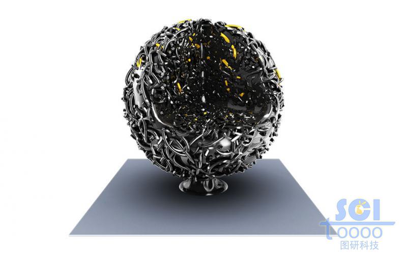 逆向吸附液體的碳納米管/高分子鏈段纏繞的多孔球