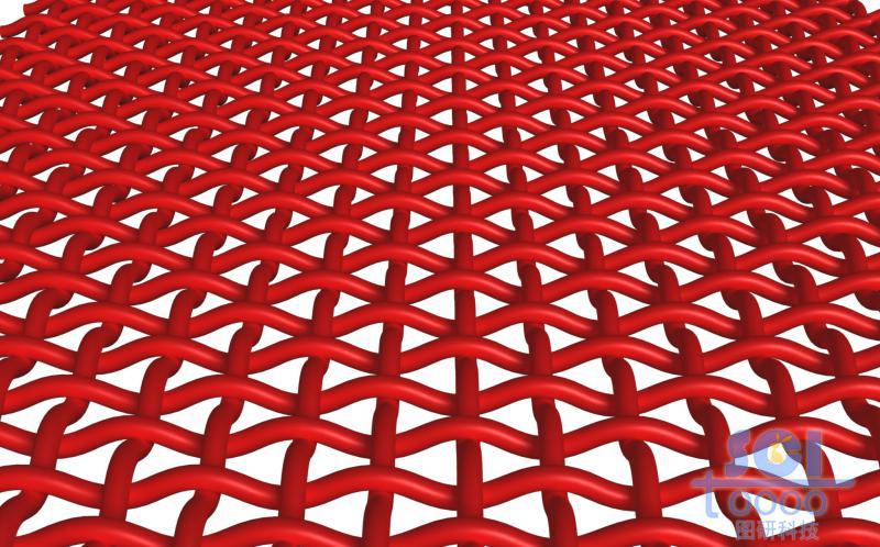 經(jīng)緯編織的纖維/高分子材料