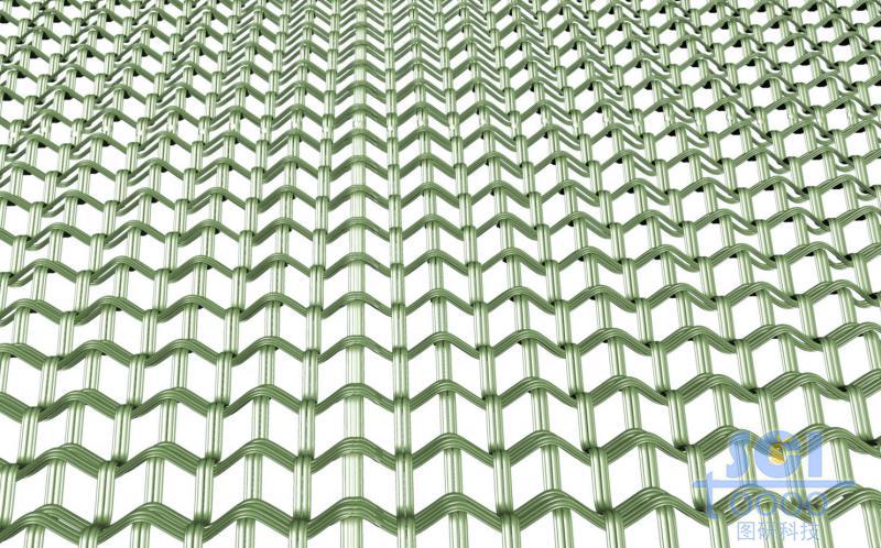 縱橫交錯的網(wǎng)狀膜結(jié)構(gòu)