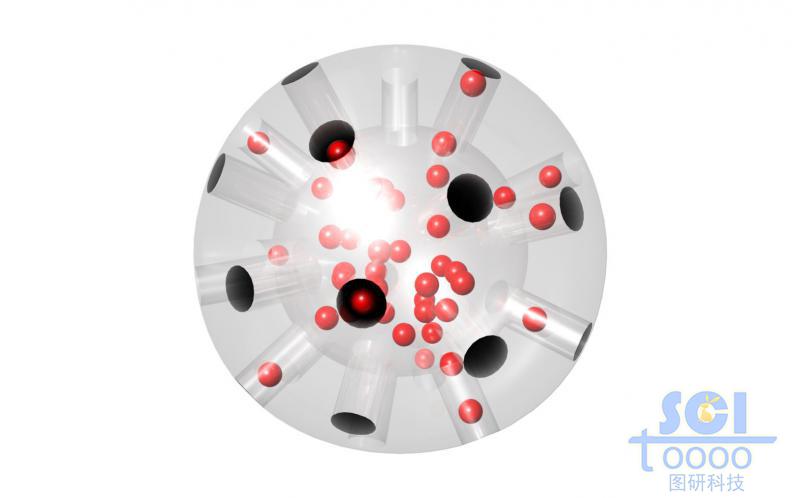 孔道帶藥物的放射狀介孔球