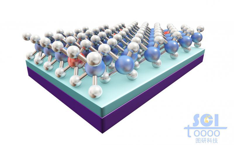 有雜質(zhì)摻雜的MoS2二硫化鉬結(jié)構(gòu)