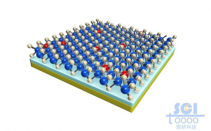 有雜質(zhì)摻雜的MoS2二硫化鉬結(jié)構(gòu)