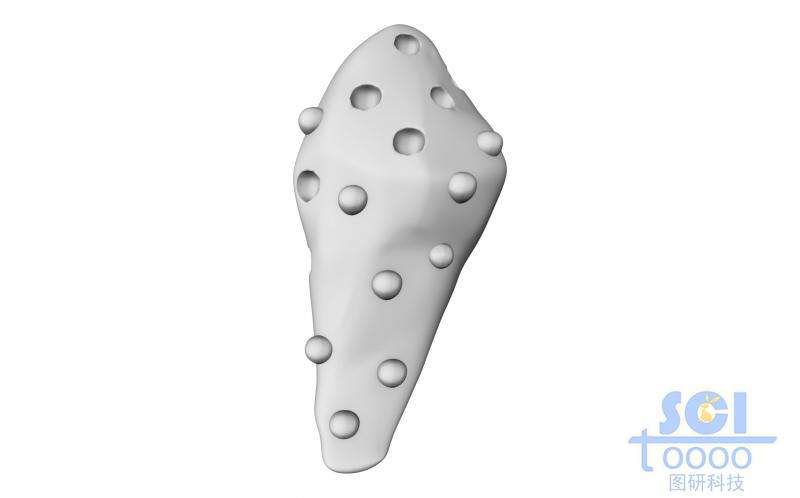 表面同時具備凸起和凹陷結構的微納米結構