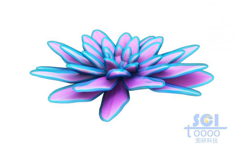 多層結構納米花