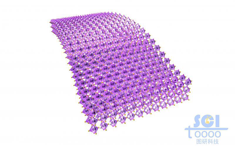 八面體晶體結構陣列