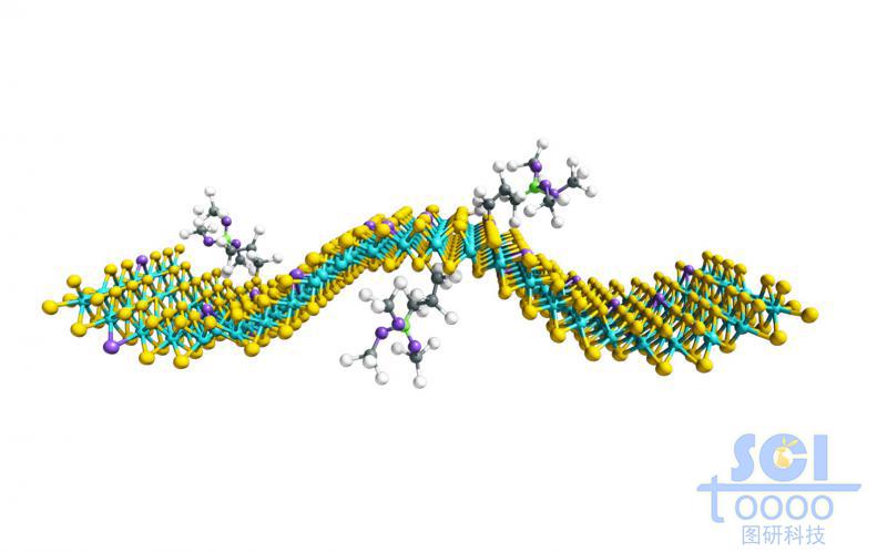 帶硫醇結(jié)構(gòu)的ws2硫化鎢片層