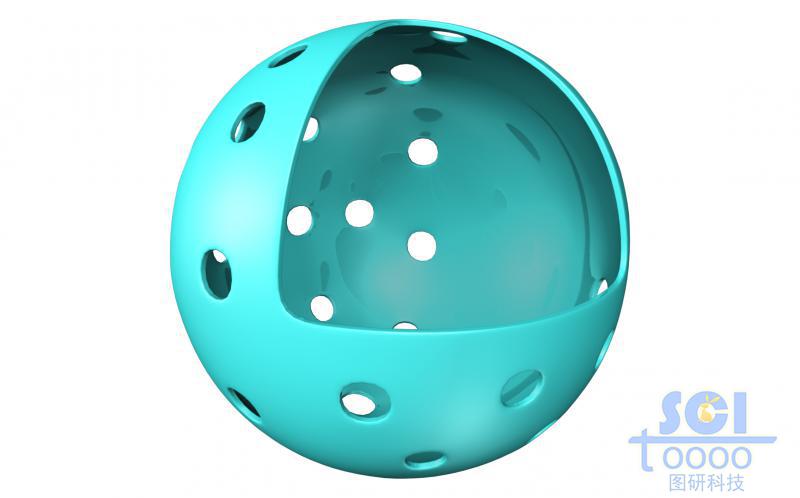 表面分布不均勻介孔的空心介孔球