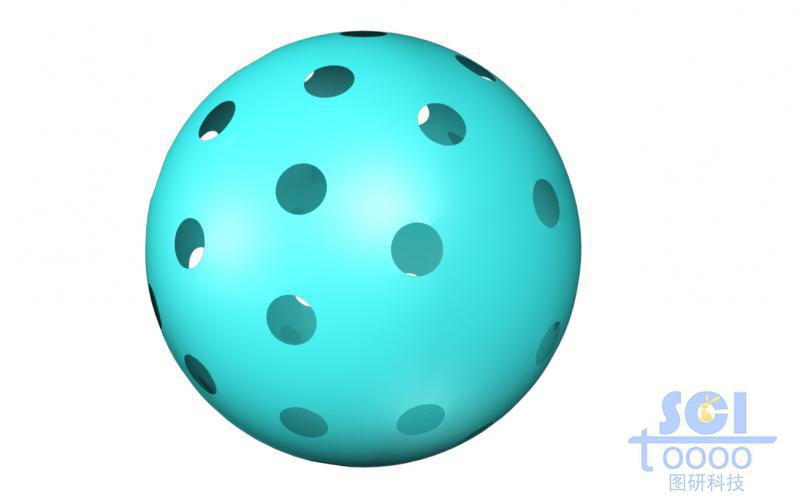 不帶切口的空心介孔球