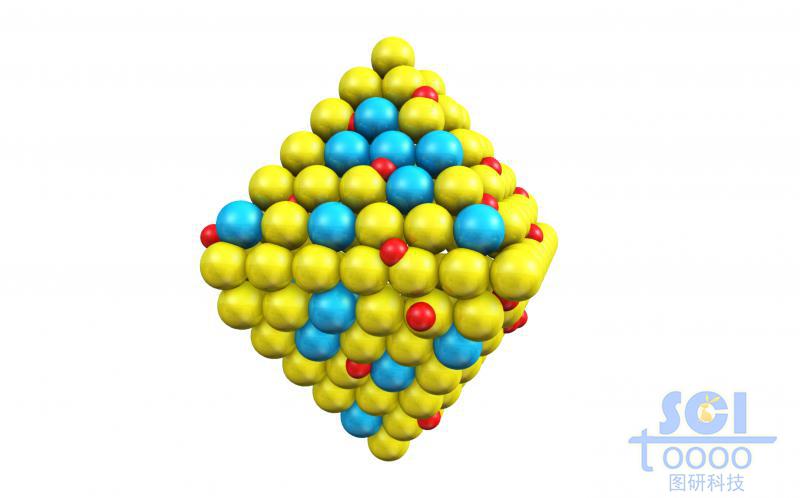 兩個(gè)原子混雜形成的八面體結(jié)構(gòu)