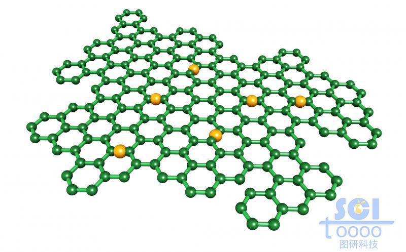 帶晶核的go石墨烯片