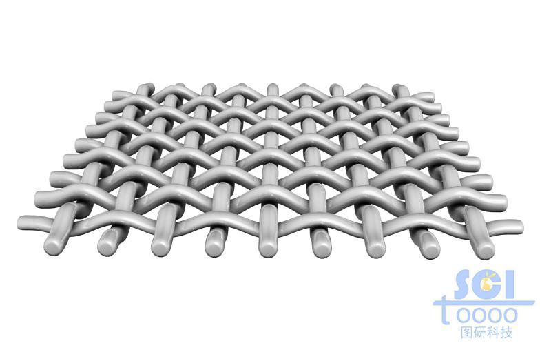 縱橫交錯(cuò)的網(wǎng)狀膜結(jié)構(gòu)