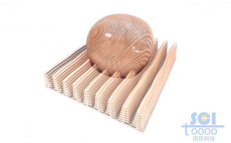 氧化硅多級塔型結構與水滴