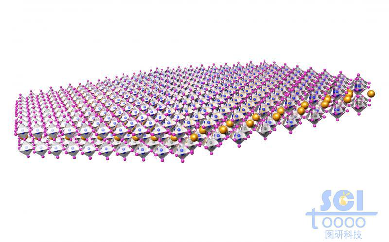 八面體晶體結構陣列