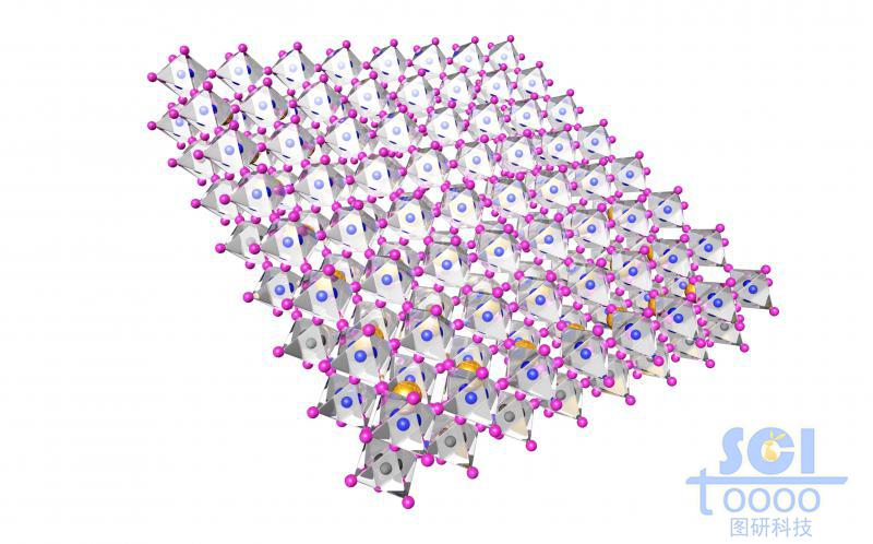 八面體晶體結構陣列