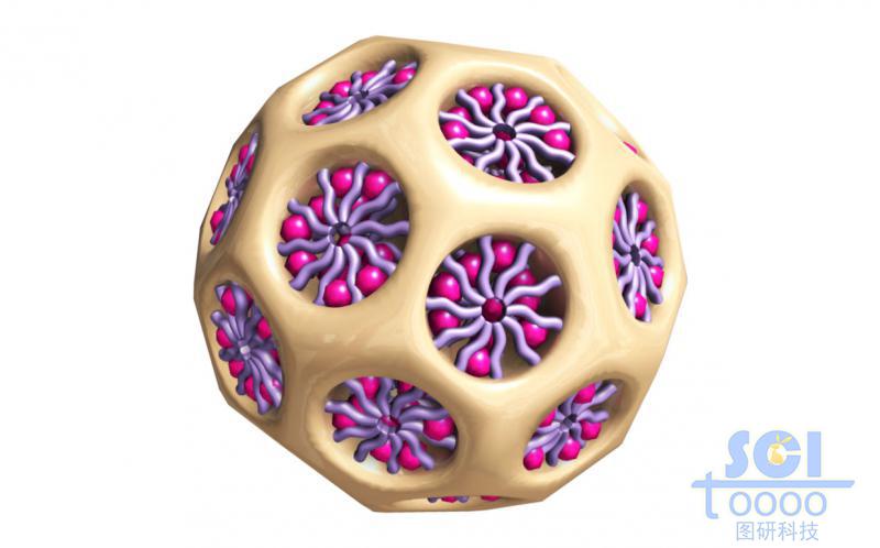 二氧化硅介孔中空球孔道內(nèi)修飾聚合物