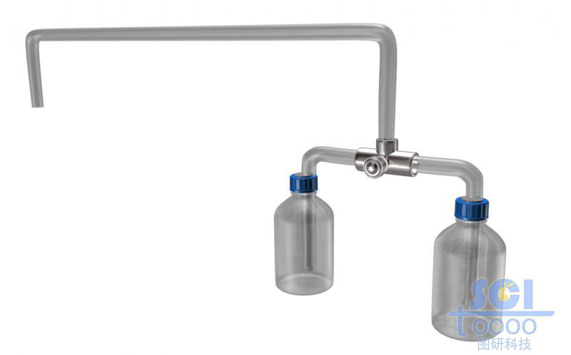 三通套管連接的試劑瓶
