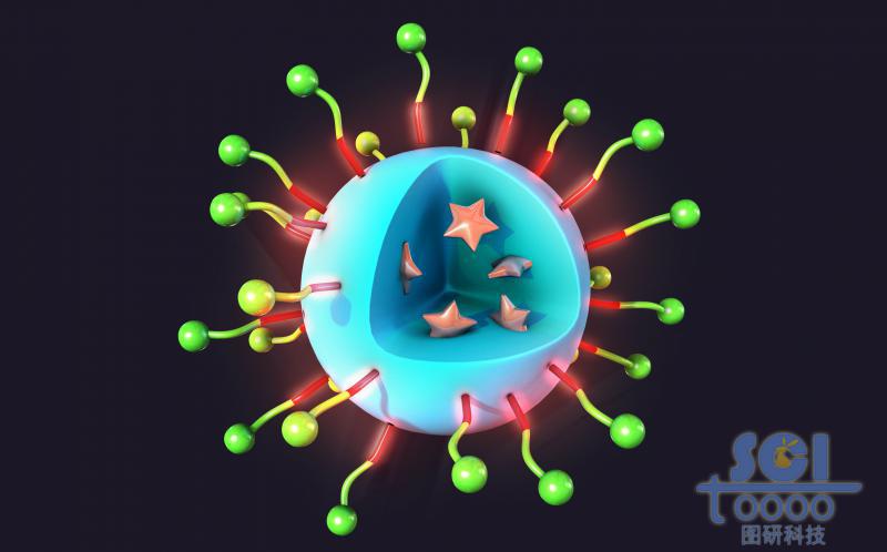 末端有氨基修飾的納米顆粒