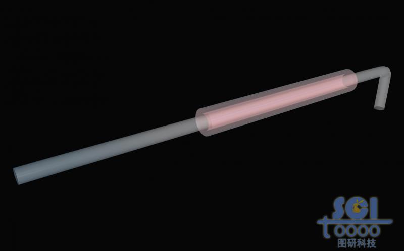 帶套管的微流管柱