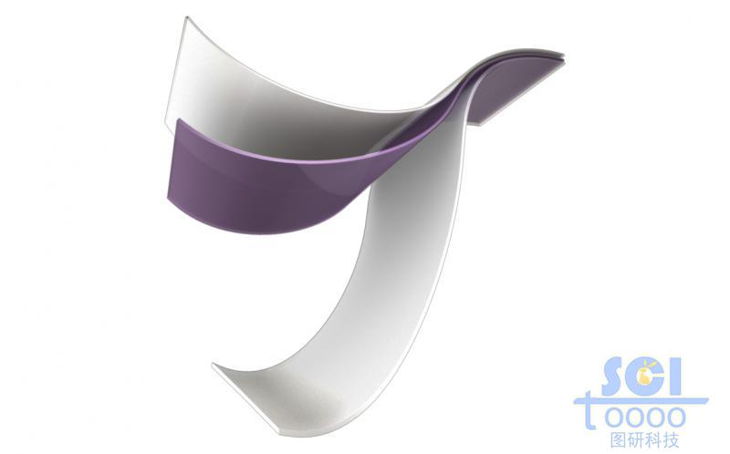 尾端相連逐漸分離開(kāi)的隔膜層