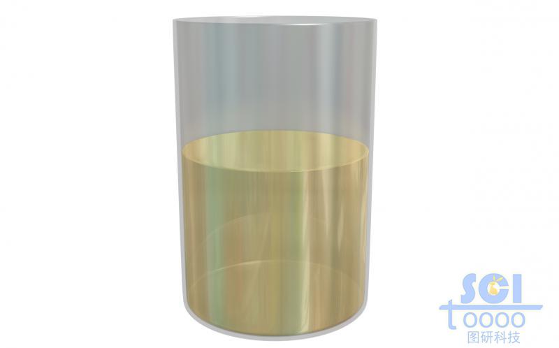 裝著液體的杯子