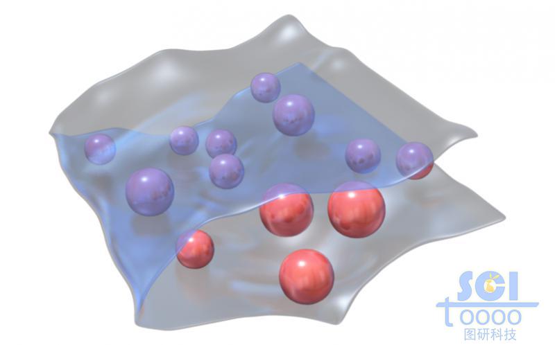 折疊的夾層狀透明膜內包裹納米硅/金屬元素