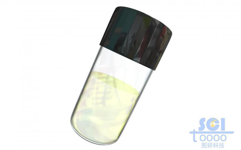 裝有液體的帶蓋小瓶