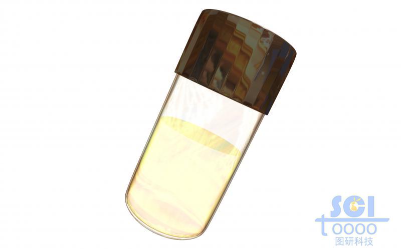 裝有液體的帶蓋小瓶