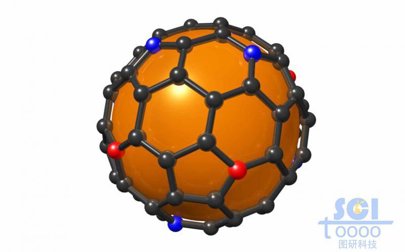 表面包裹雜化的五/六元環(huán)石墨烯的金屬球