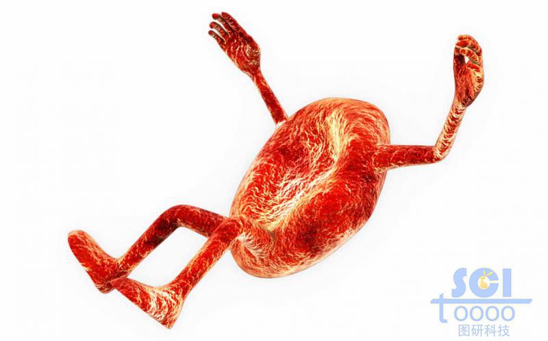 卡通的血紅細胞