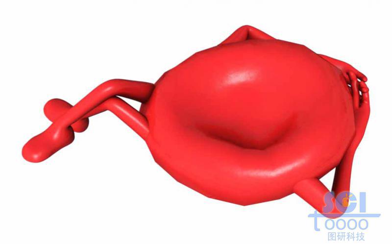 卡通的血紅細胞