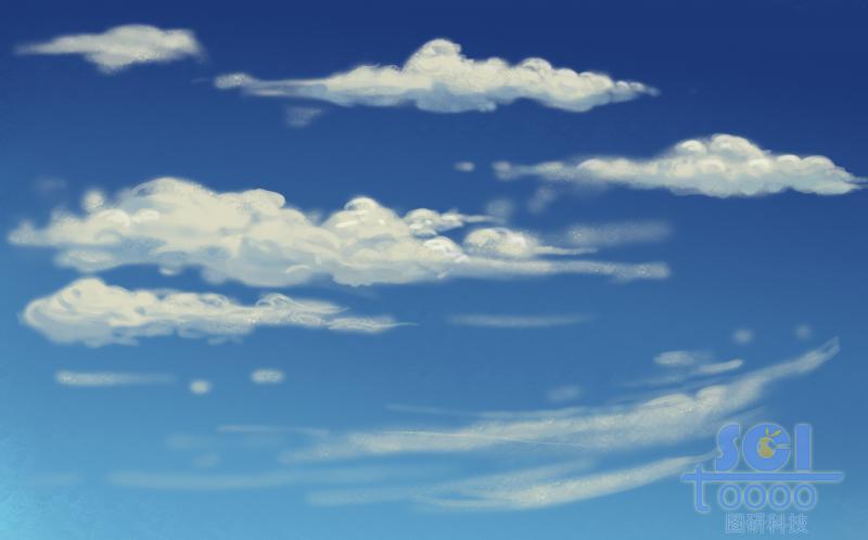 藍(lán)天白云